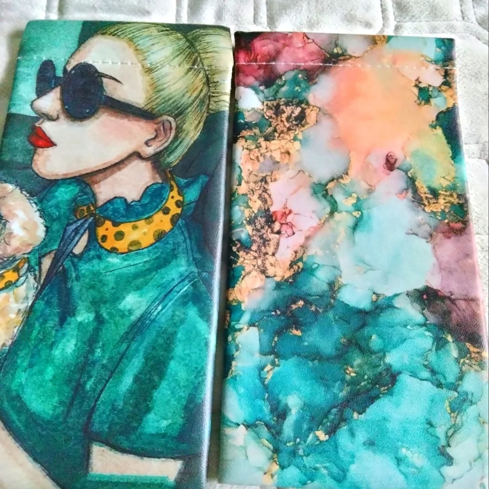 3 pc. Glam Sunglasses set w/ombre large square lenses